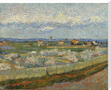 Load image into Gallery viewer, Vincent van Gogh, Peach Trees, Framed, Black, Small
