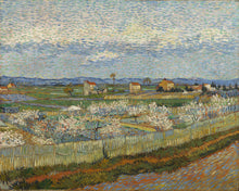 Load image into Gallery viewer, Vincent van Gogh, Peach Trees, Framed, Black, Small
