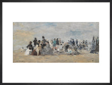 Load image into Gallery viewer, Eugene Louis Boudin, Beach at Trouville

