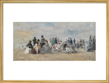 Load image into Gallery viewer, Eugene Louis Boudin, Beach at Trouville
