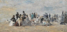 Load image into Gallery viewer, Eugene Louis Boudin, Beach at Trouville

